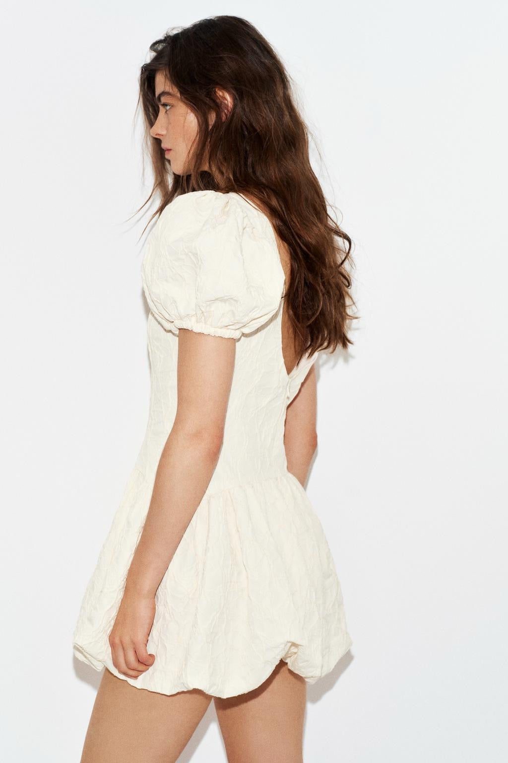 Jacquard Balloon Dress