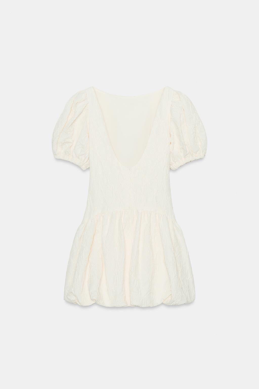 Jacquard Balloon Dress