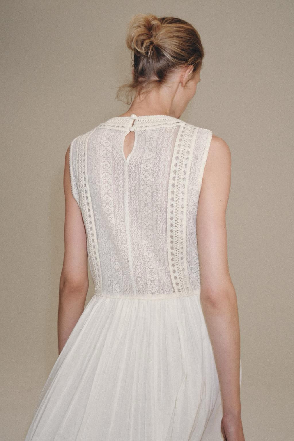 Embroidered Midi Dress