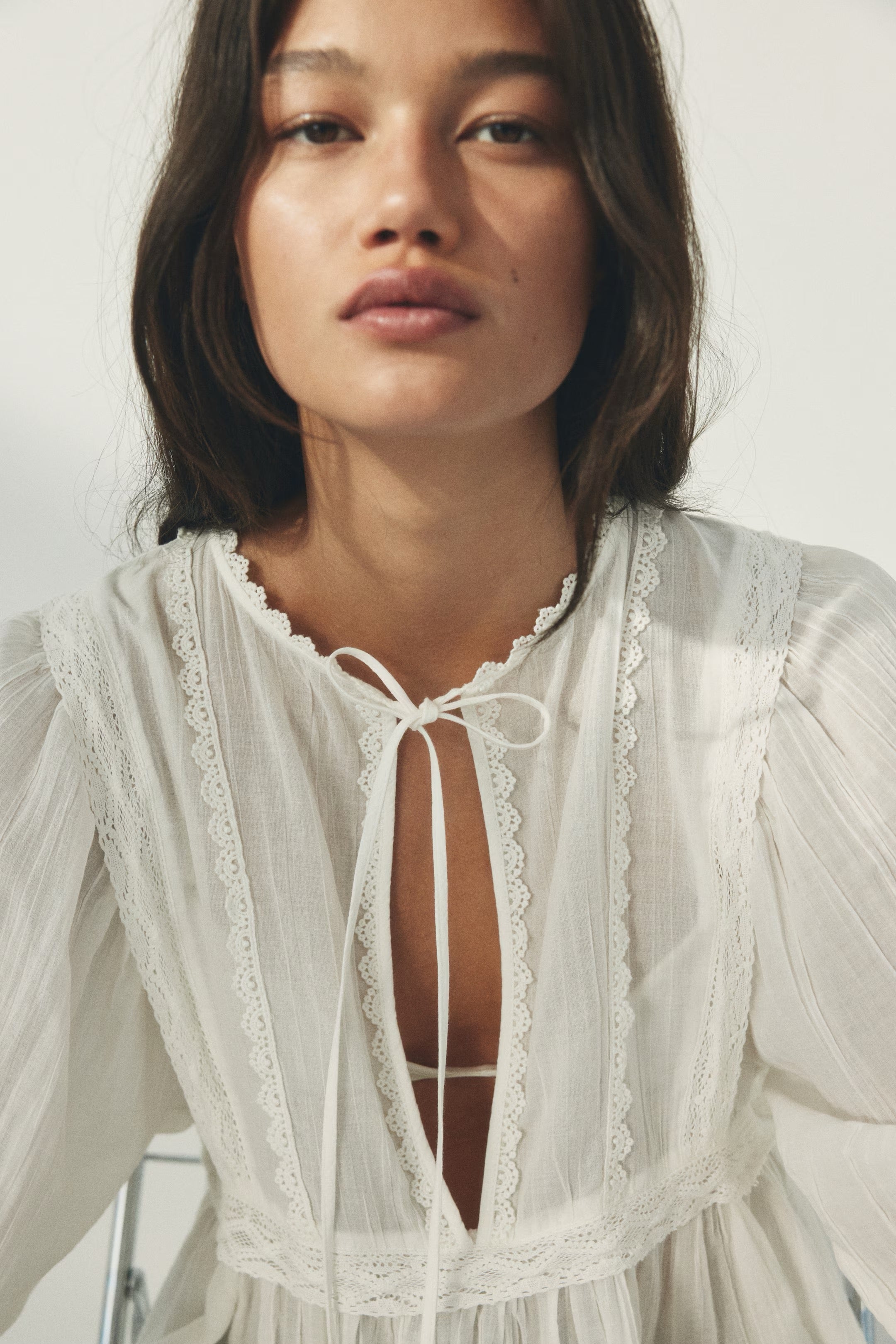 Cotton Lace Blouse