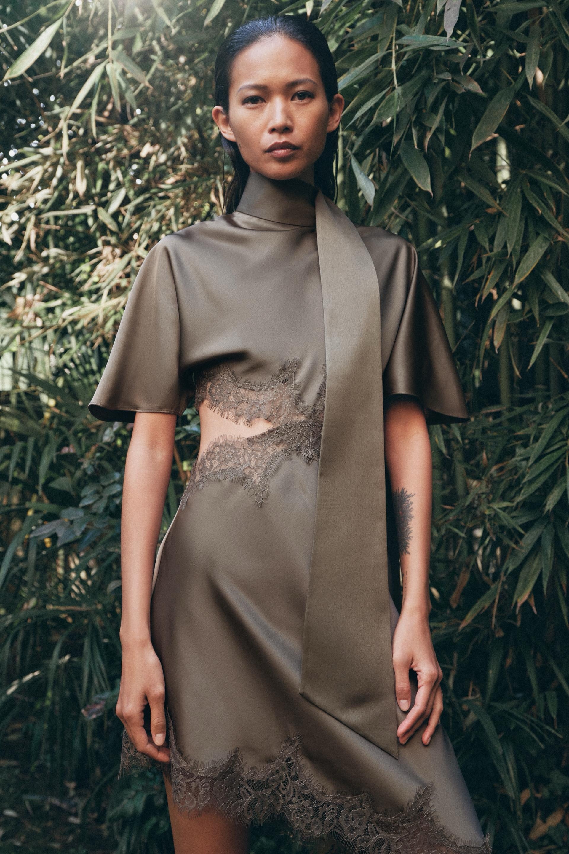Satin Dress