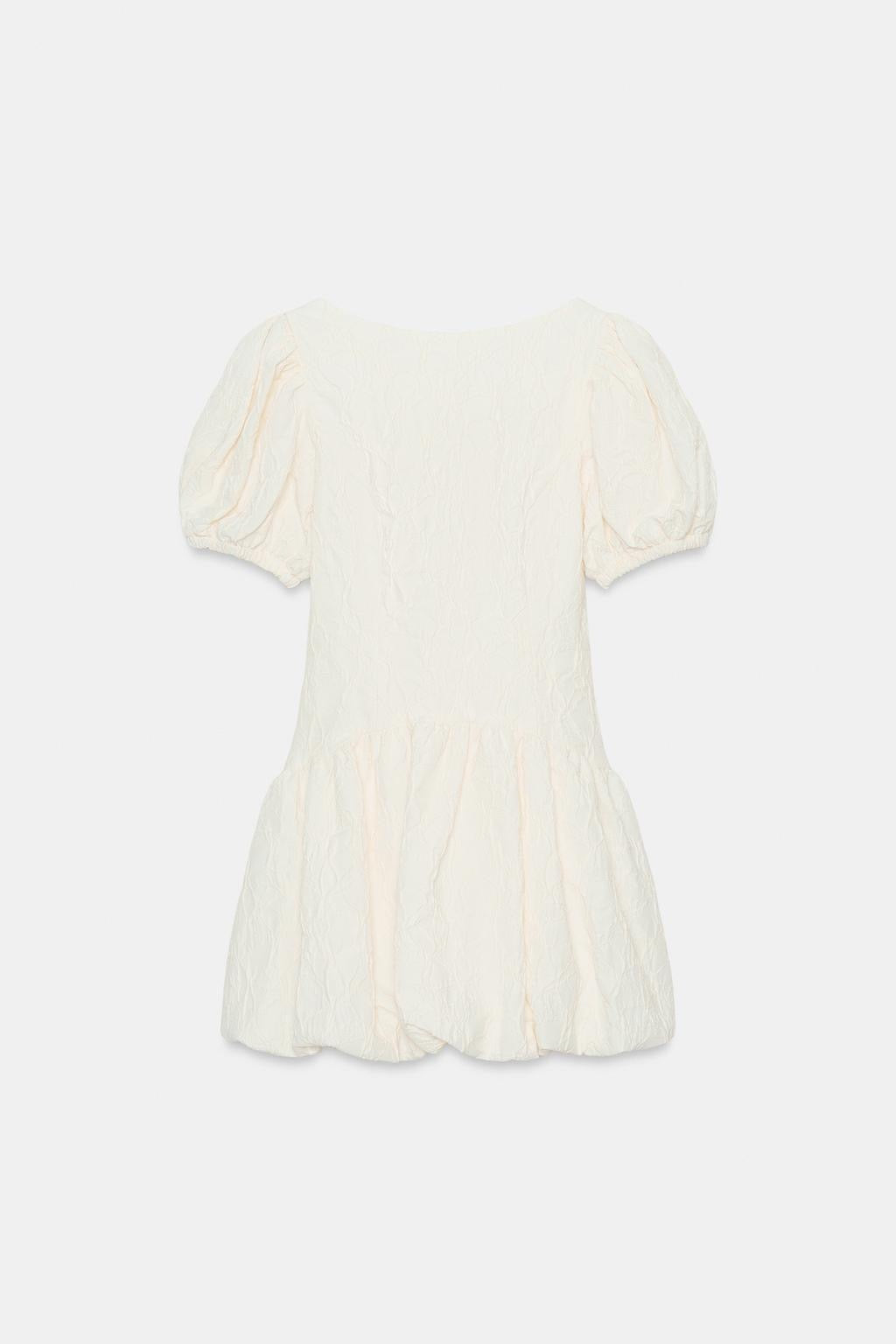 Jacquard Balloon Dress