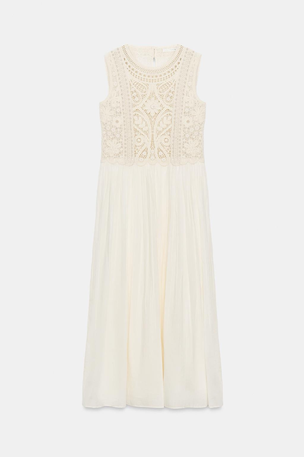 Embroidered Midi Dress