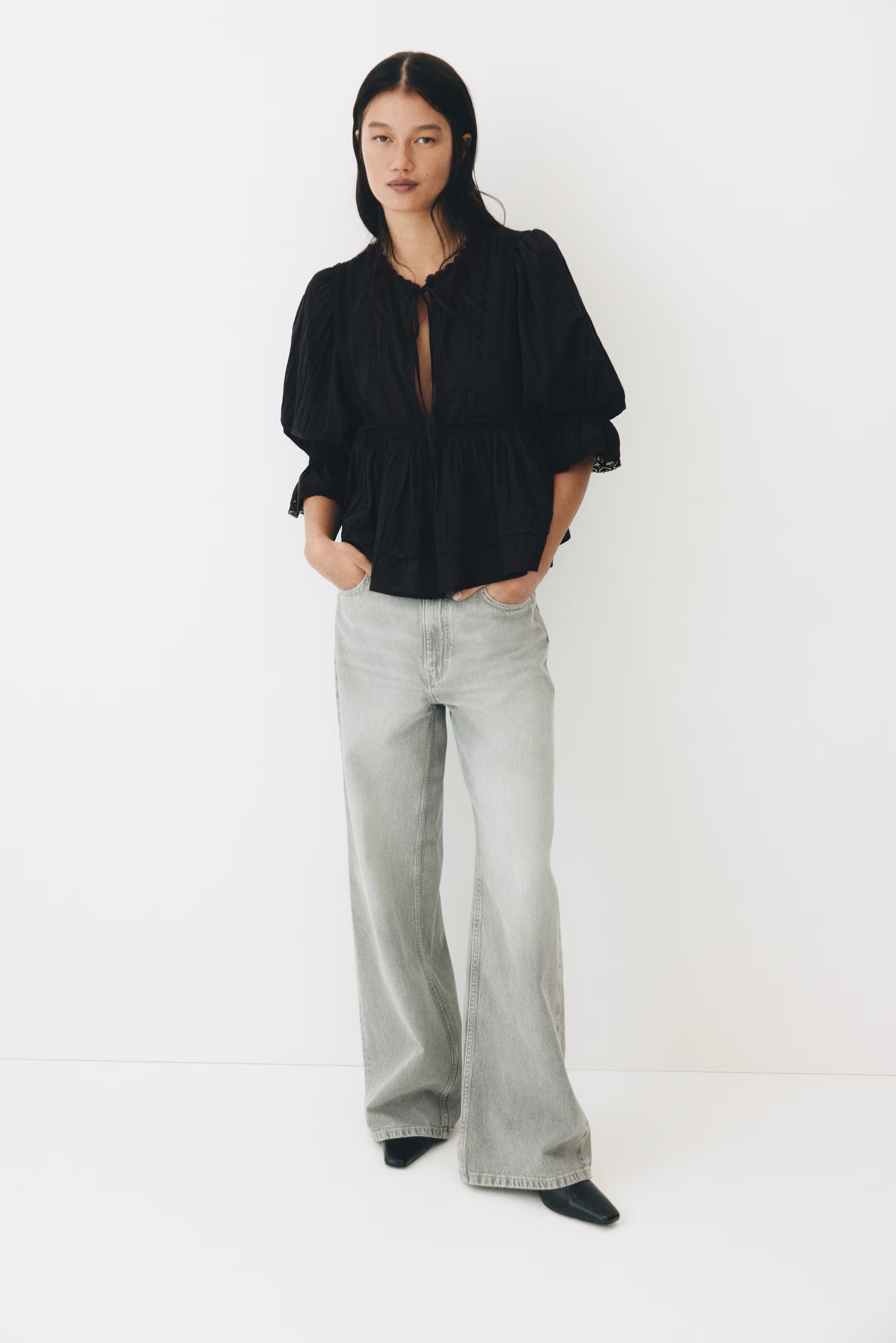 Cotton Lace Blouse