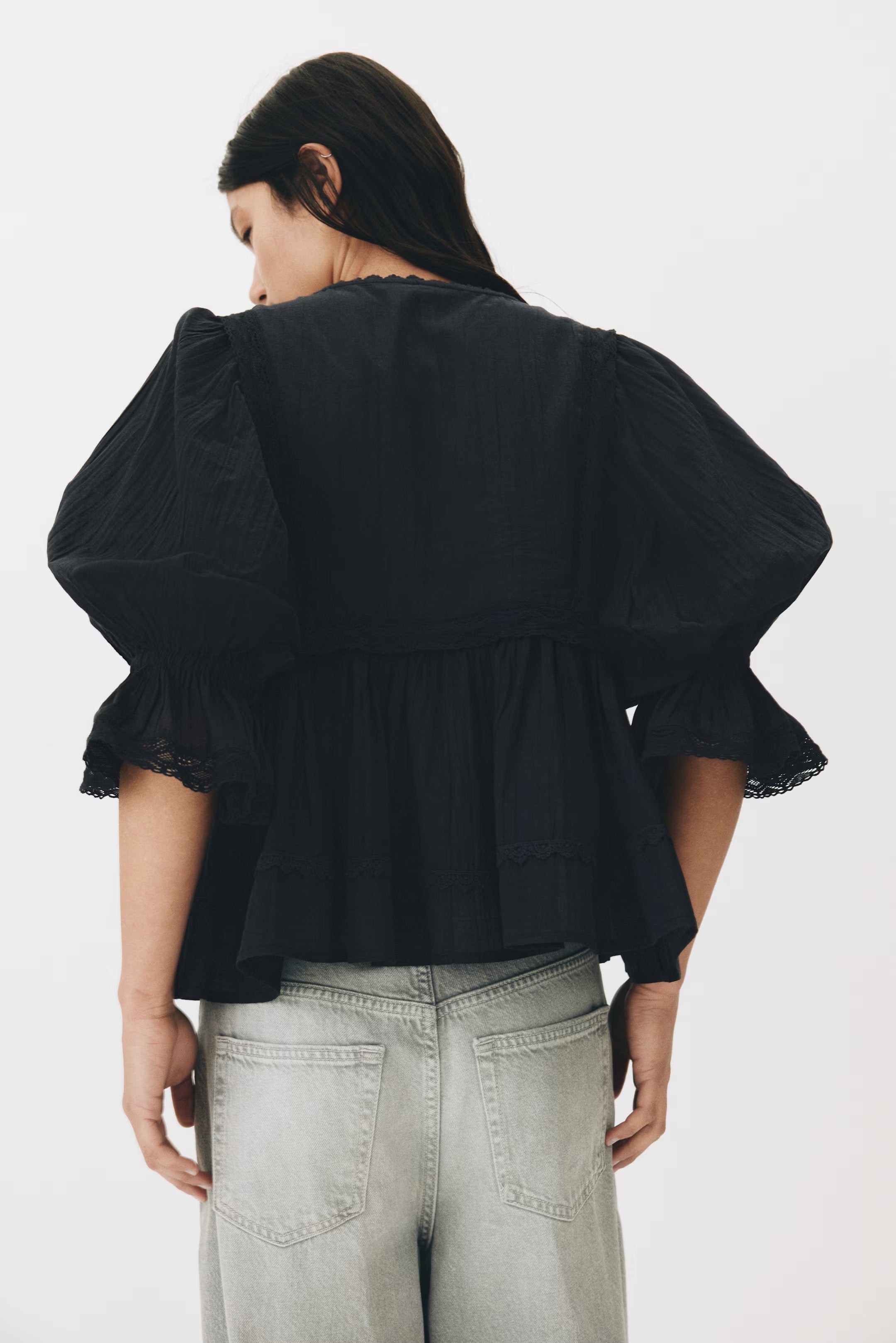 Cotton Lace Blouse