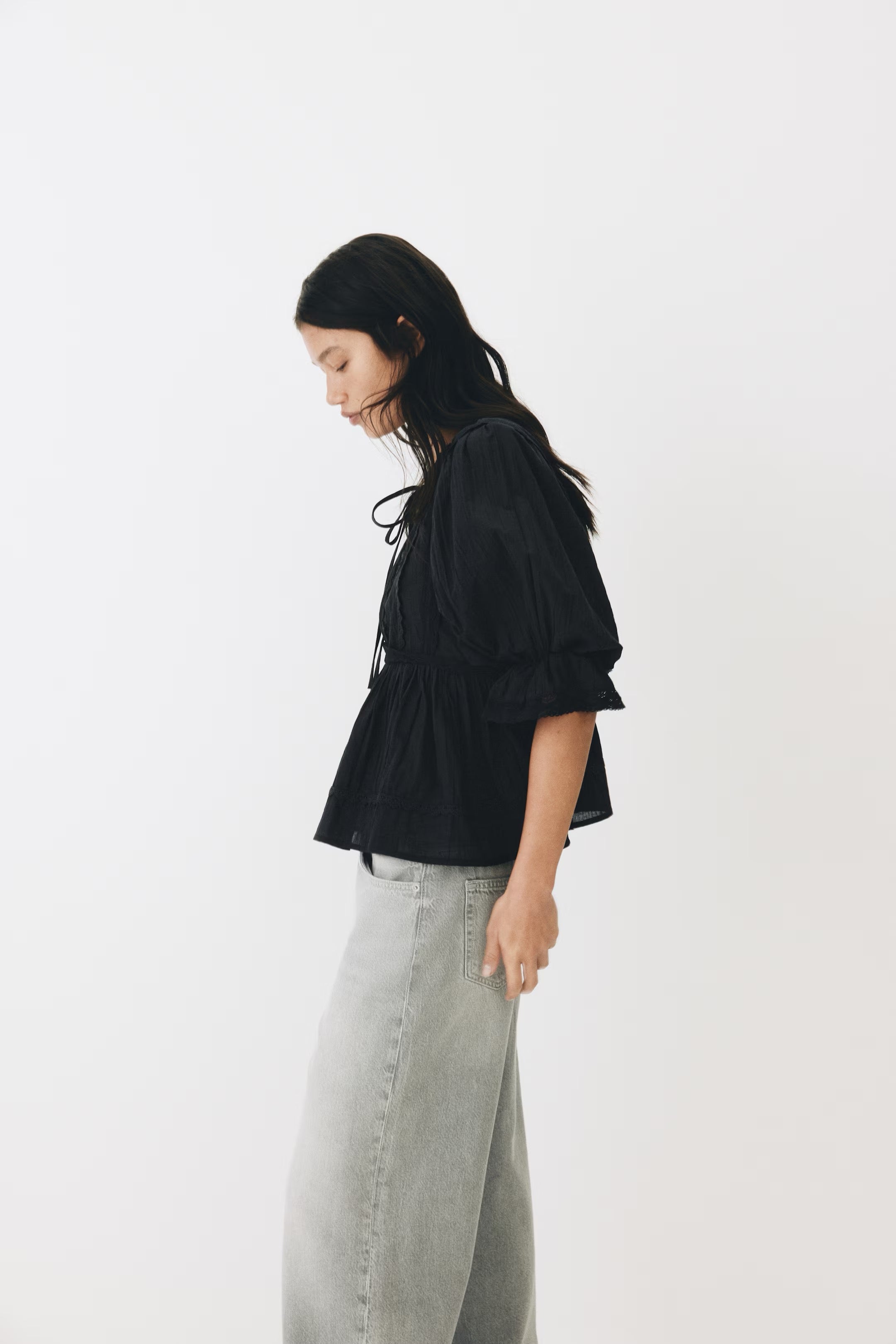 Cotton Lace Blouse