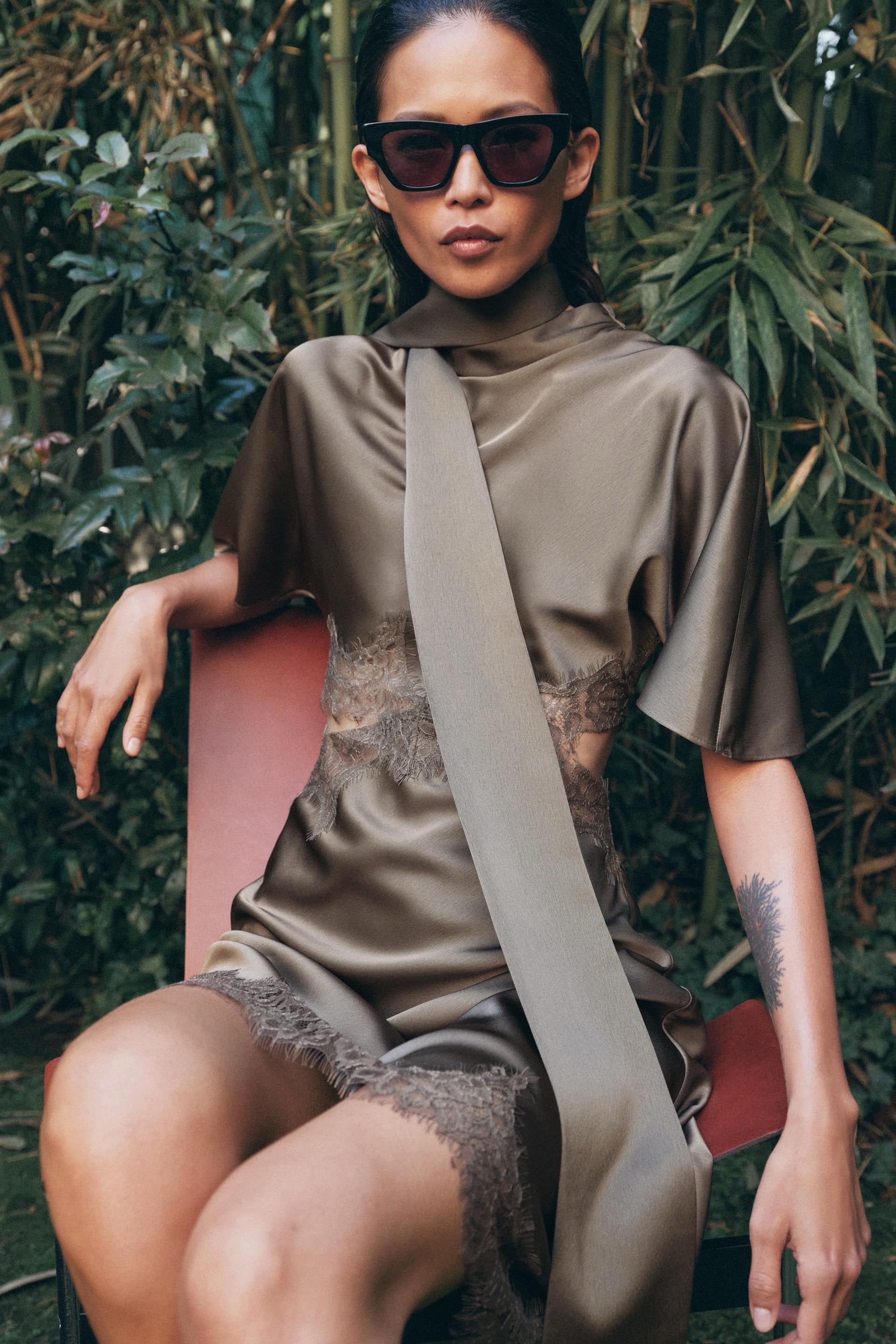 Satin Dress