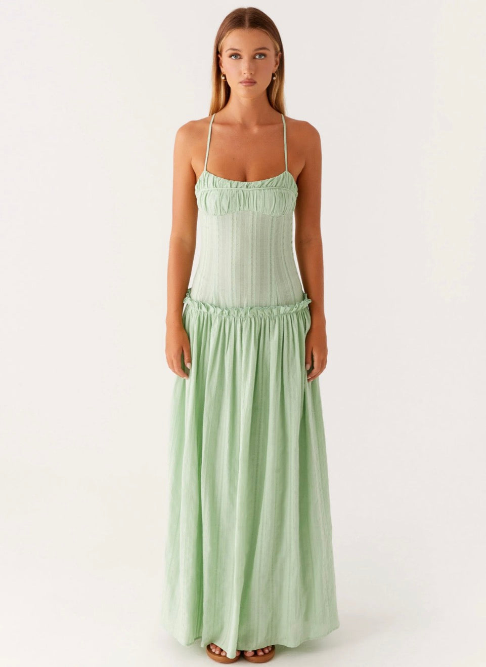 Jacinda Drop Waist Maxi Dress