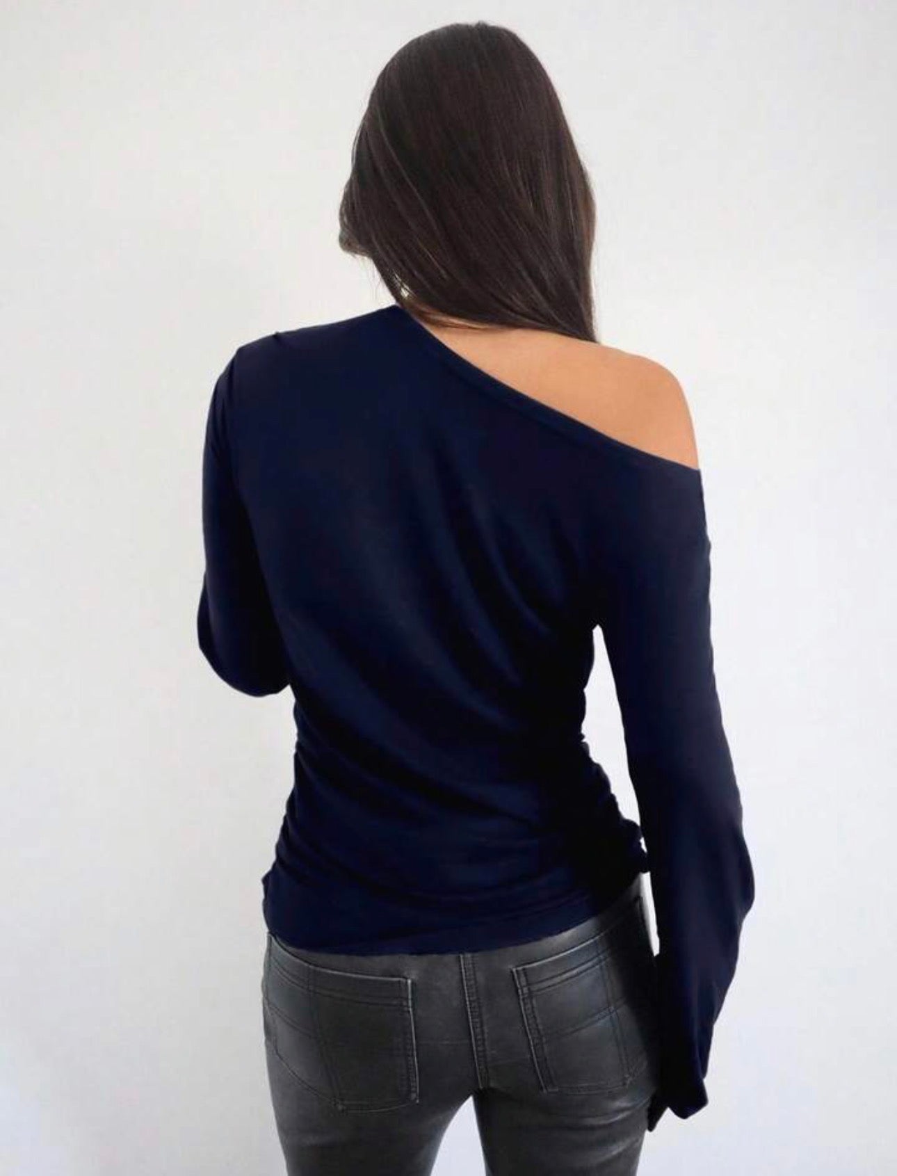 Asymmetric Long Sleeve T-Shirt