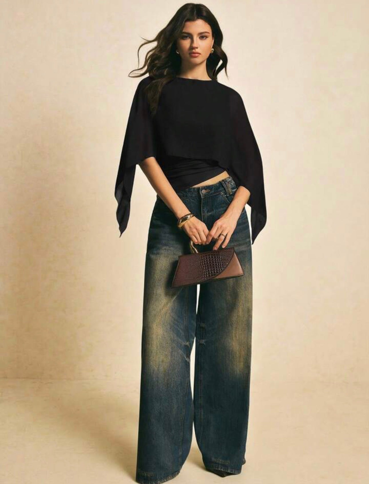 Poéselle Scarf Collar Blouse