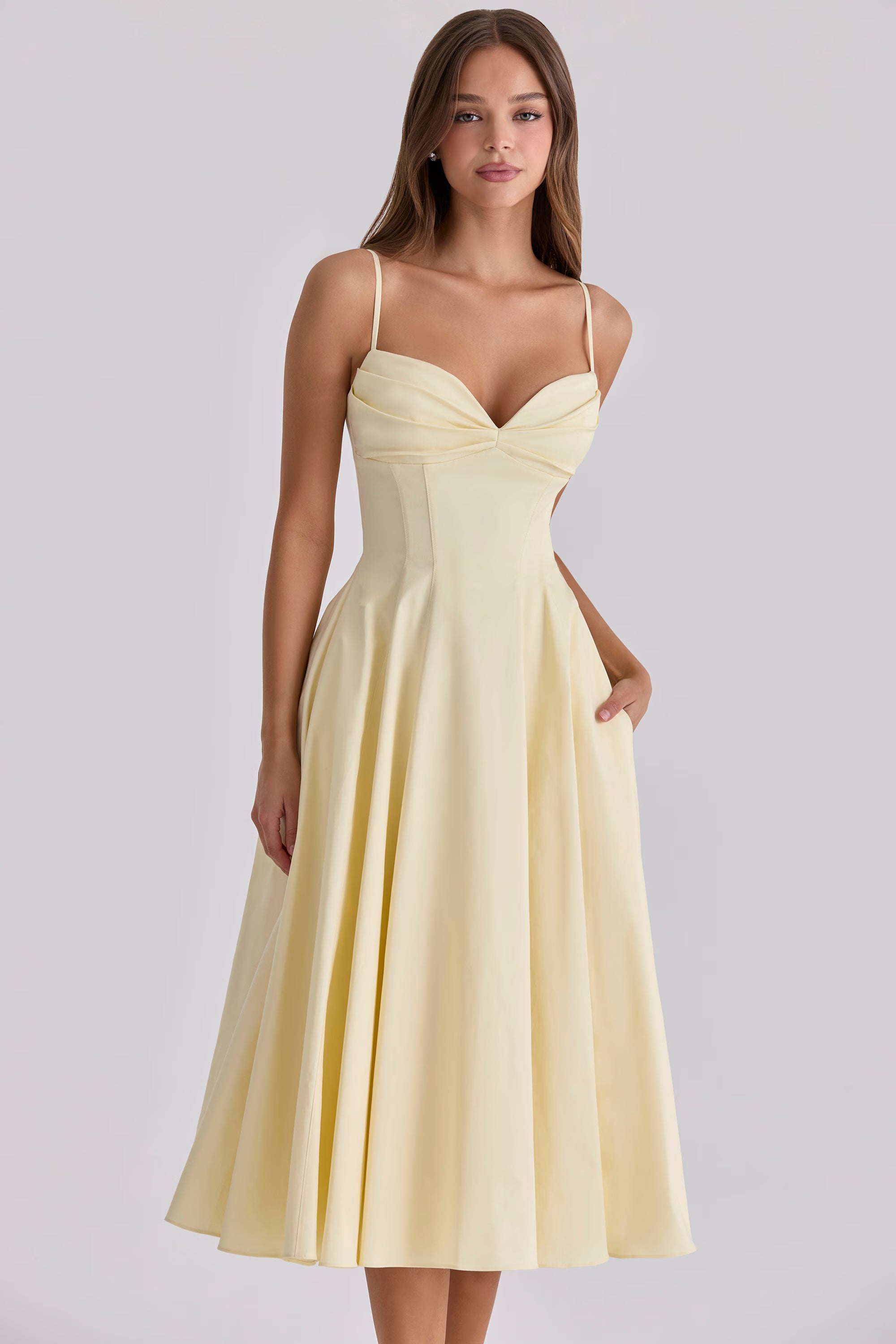 Dahlia Lemon Dress
